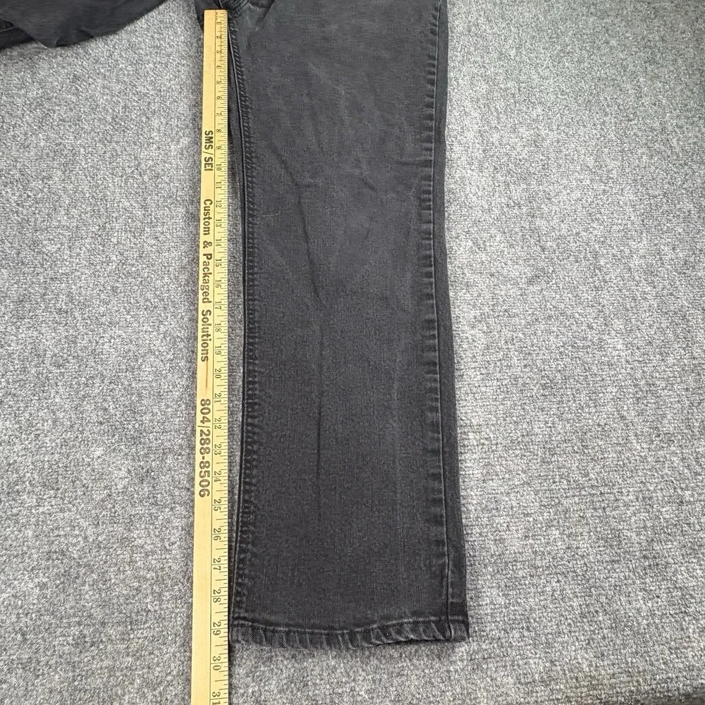 Levi's 541 Athletic Fit Jeans Men 40x30 Black Stretch Tapered Grunge Y2K Utility